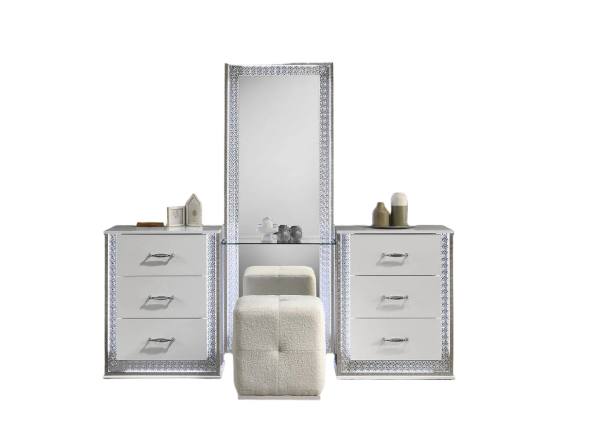 Hazeline Vanity Set w/ Stool